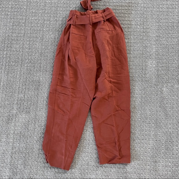 Madewell Drapey Paperbag Pants - Picture 4 of 6